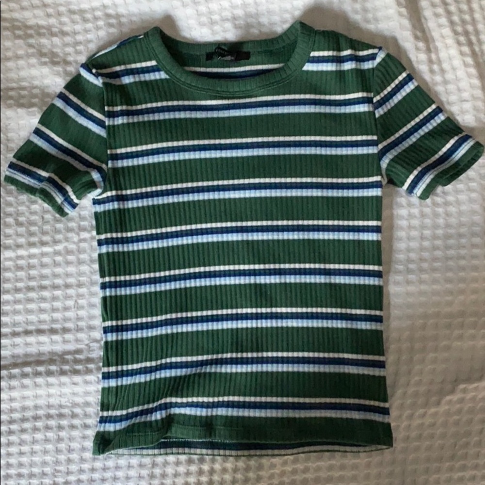 green striped tshirt